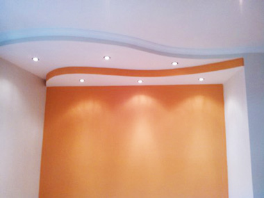 Iluminación en techo con leds